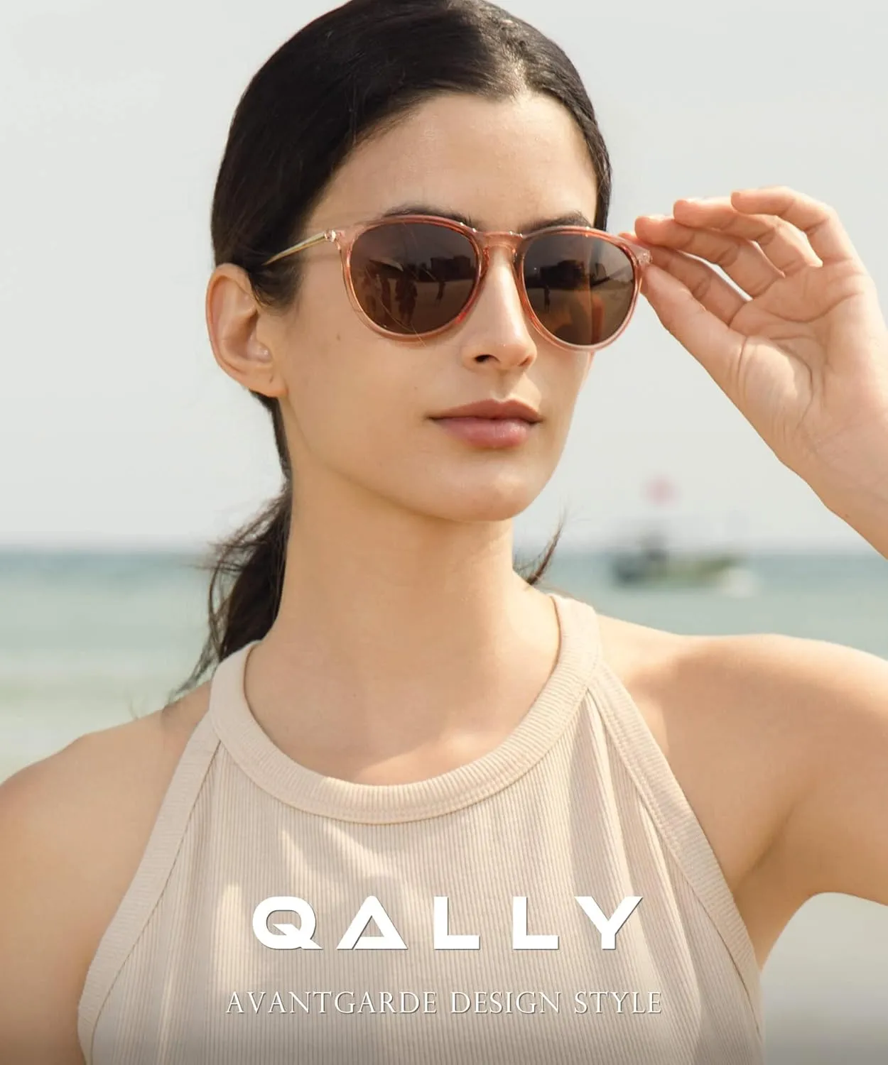 Sunglasses Womens Polarized Sunglasses-Women: Retro Round Sun Glasses with UV400 Protecion Trendy 3 Pack