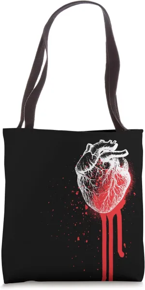 The Liberal Artist's Bleeding Heart Political Beliefs Tote Bag