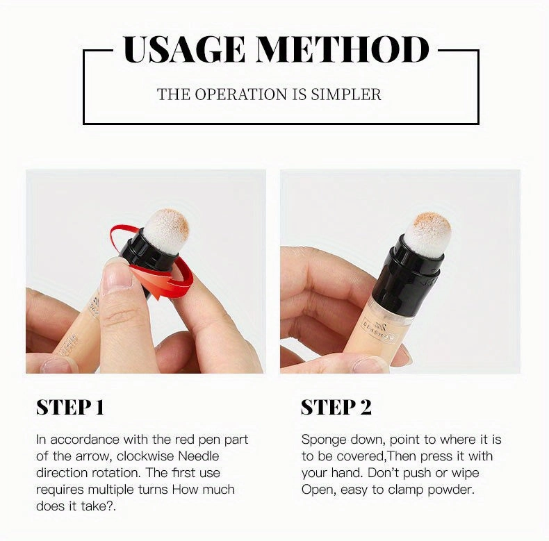 Waterproof 4-Color Concealer Pen